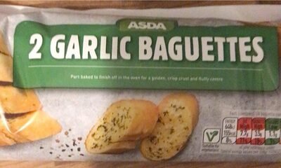 Asda Garlic Baguette pack