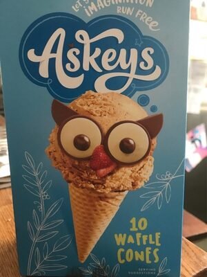 Askeys Waffle Cones 10 Pack pack