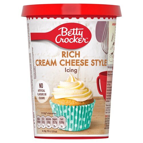 Betty Crocker Cream Cheese Style Icing pack