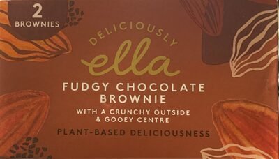 Deliciously Ella Fudgy Chocolate Brownie 170g pack