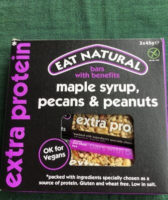 Eat Natural Bars Maple Syrup Pecan And Peanut 45g pack