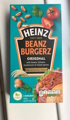 Heinz Original Beanz Burgerz 2 Pack 180g pack