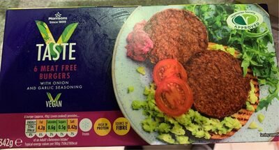 Morrisons Meat Free Burgers 342g pack