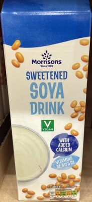 Morrisons Sweetened Soya Drink 1L pack