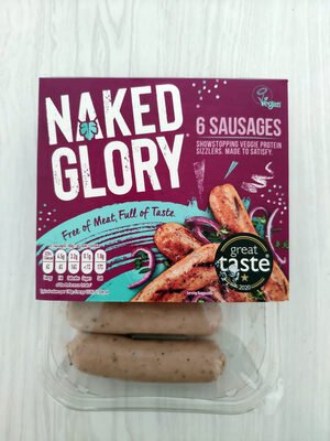 Naked Glory Sausages 6 Pack 240g pack