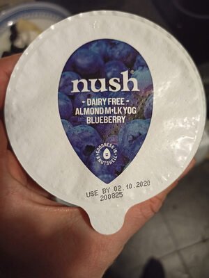 Nush Almond Milk Yoghurt Blueberry 125g pack