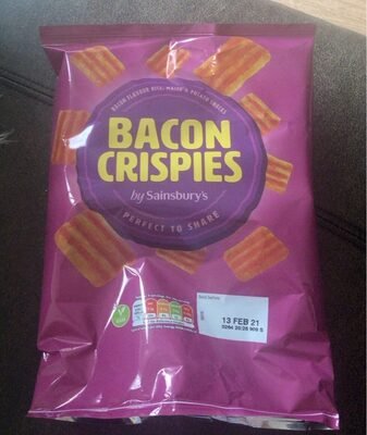 Sainsbury’s Bacon Crispies 140g pack
