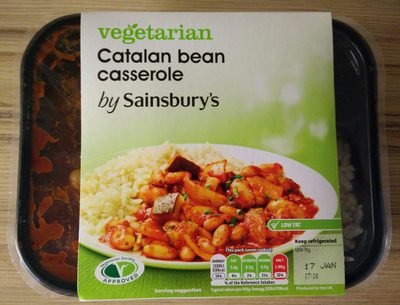 Sainsbury’s Vegetarian Catalan Bean Casserole 400g pack