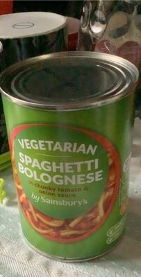 Sainsbury’s Vegetarian Spaghetti Bolognese 415g pack