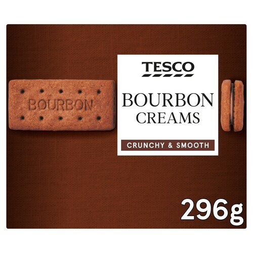 Tesco Bourbon Cream Biscuits 200g pack
