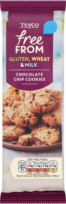 Tesco Free From Chocolate Chip Cookie Dairy Free 145g pack