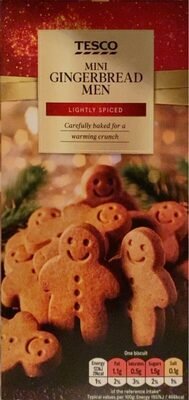 Tesco Mini Gingerbread Men 270g pack
