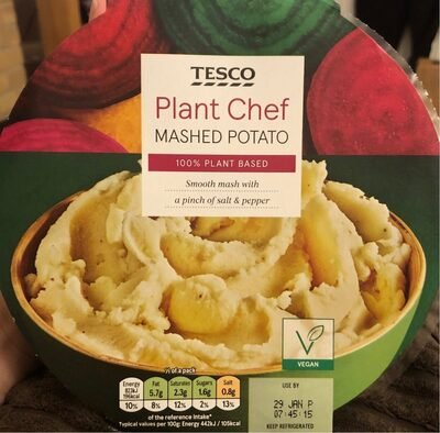 Tesco Plant Chef Mashed Potato 400g pack