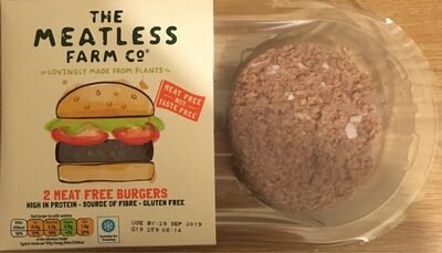 The Meatless Farm Meat Free Burgers x2 226g pack