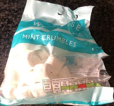 Waitrose Mint Crumbles 225g pack