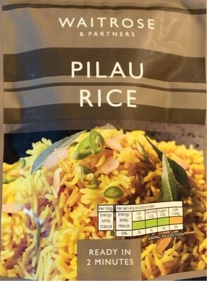 Waitrose pilau rice 300g pack