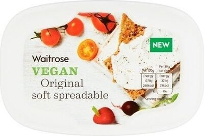 Waitrose Vegan Original Soft Spreadable 170g pack